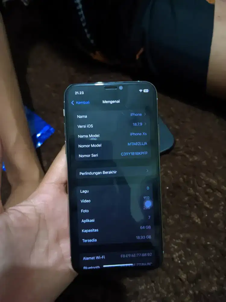 Hp iphone Xs 64 GB Fullset