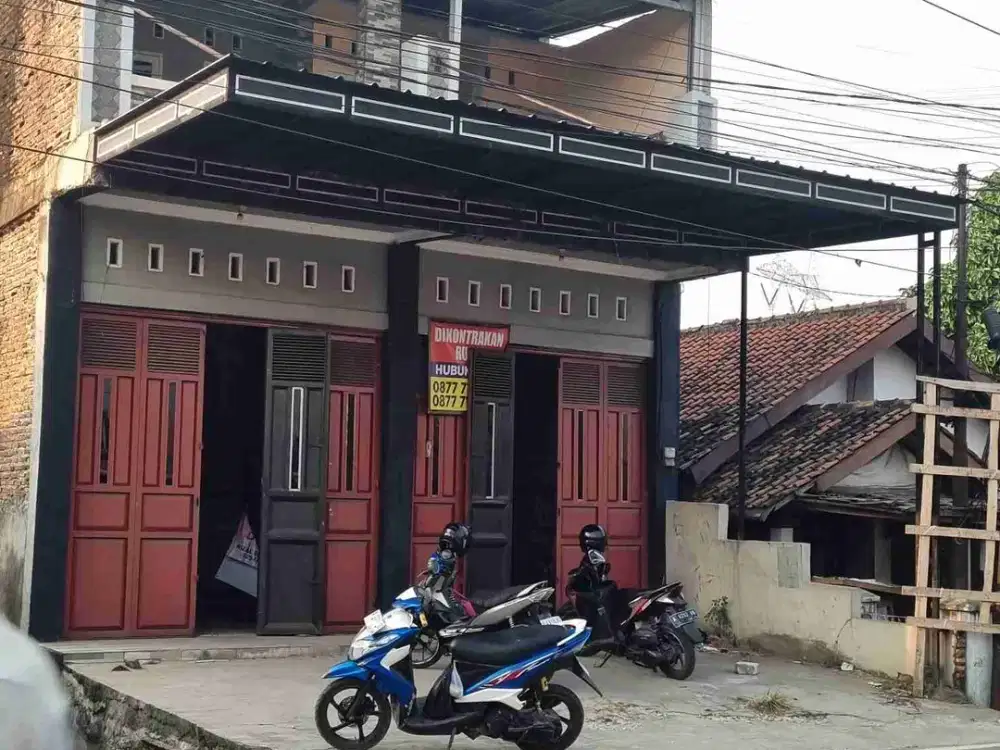 jual 2 ruko 2 lantai di jalan utama cocok buat warung sembako atau rumah makan