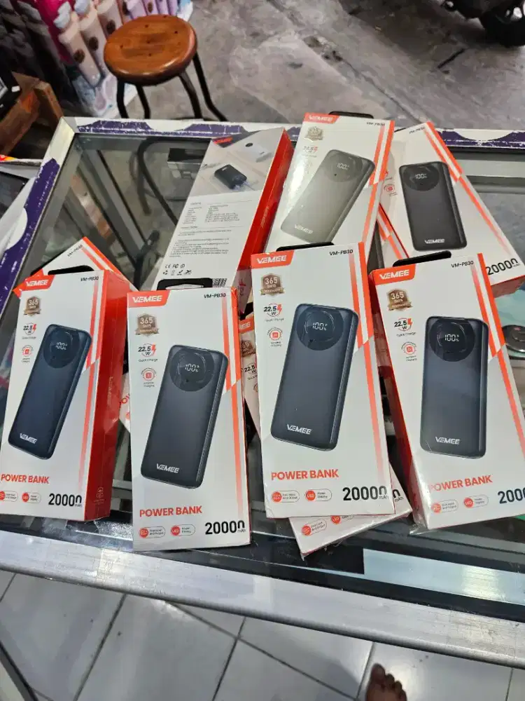 Promo powerbank vemee 20000 mah 22,5w fast charging