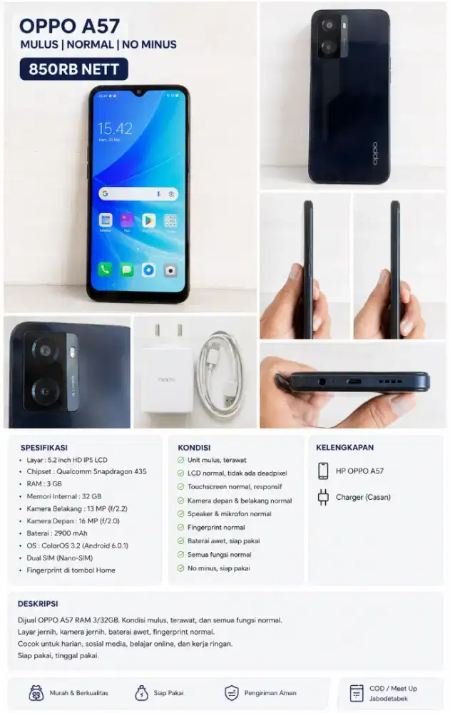 Hp Oppo no minus