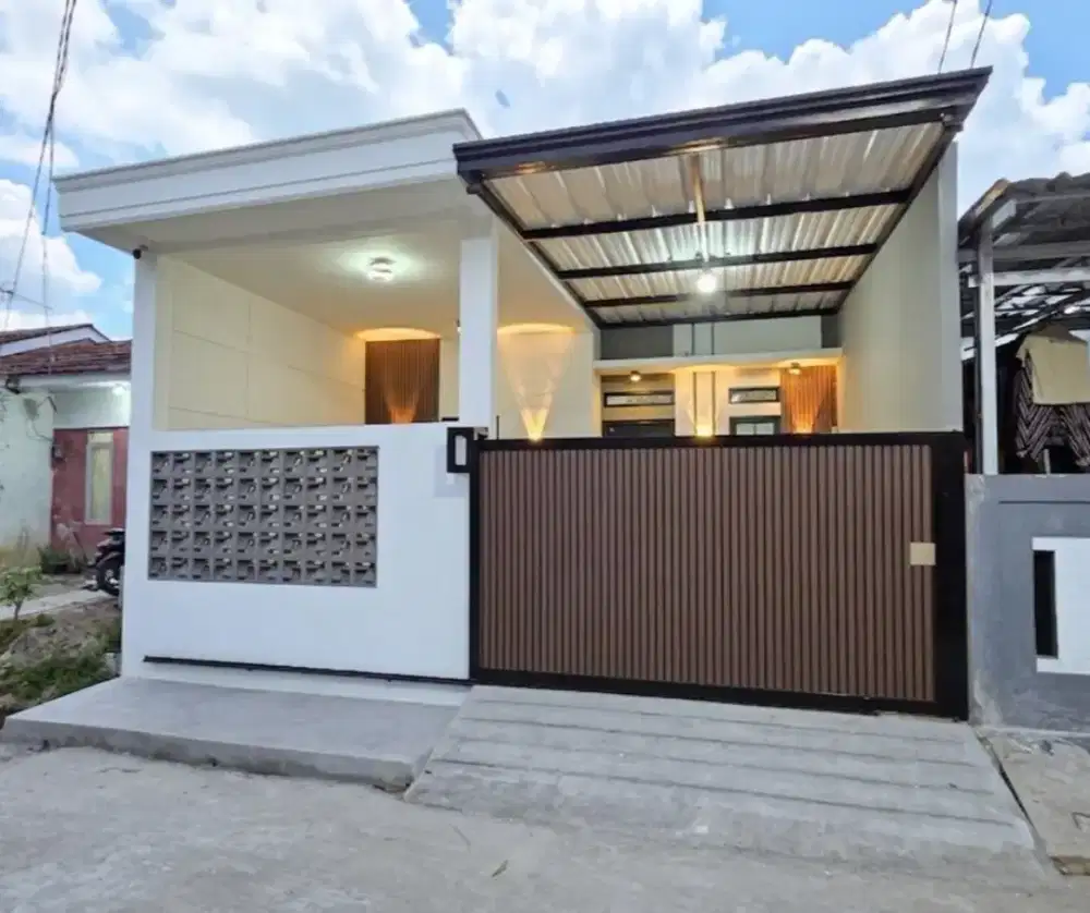 Rumah Minimalis, Bebas Banjir dan 5 menit ke akses Tol