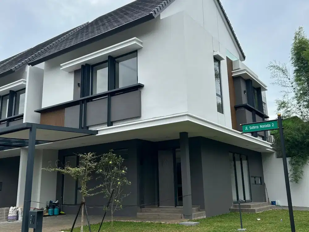 Rumah Baru Mewah Posisi Hook di Alam Sutera Narada Siap Huni