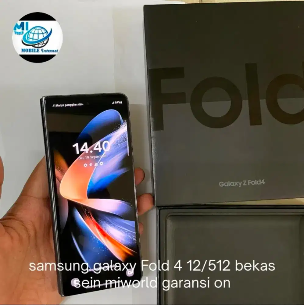 Samsung z fold 4 12/512  jual apa adanya fullset bonus