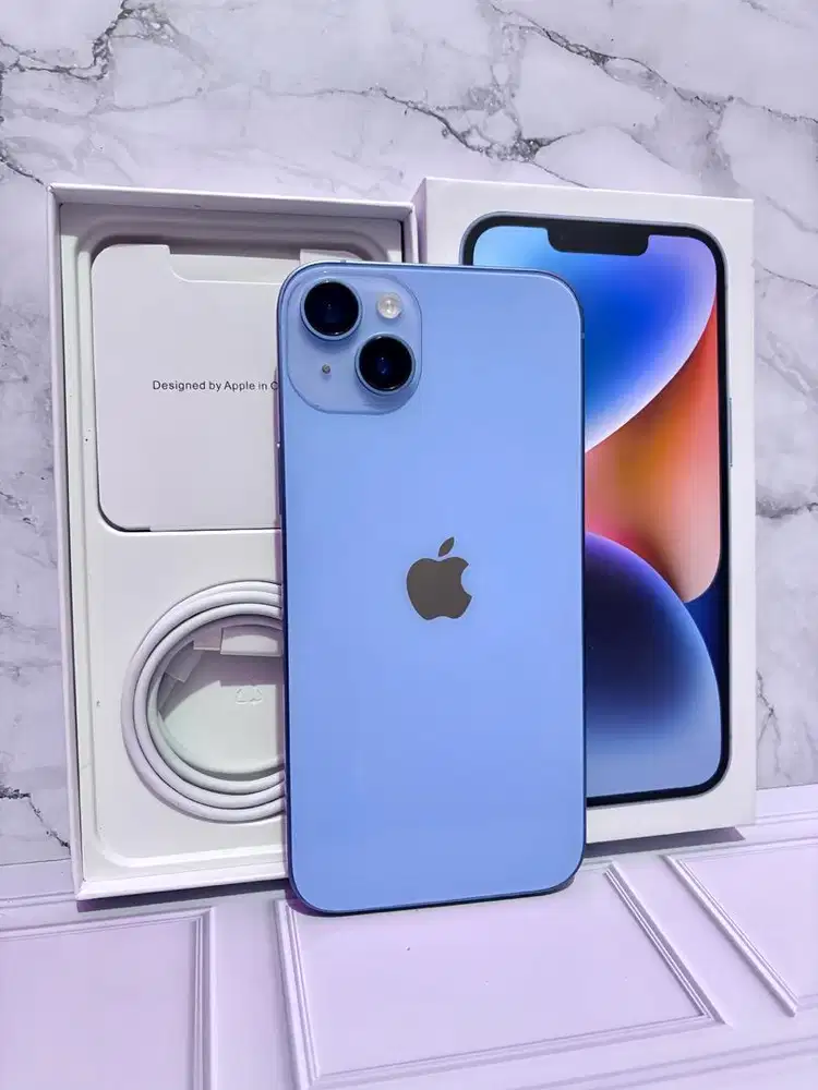 Jual Butuh iPhone 14 Plus 128Gb Perfect Mulus Nominus Fullset Lengkap