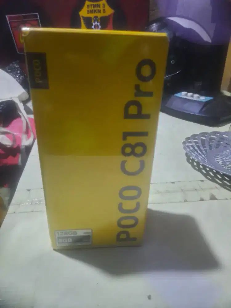 hp xoaimi POCO C81 PRO Ram 4/128gb warna black Ram bisa sampai 8