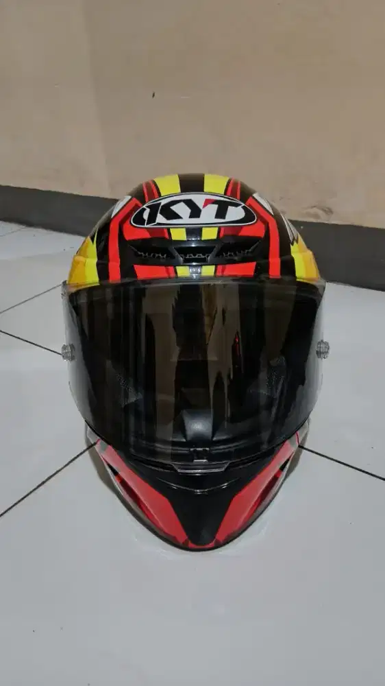 Bismillah.. jual helm second kyt tt course flat pinlock rhino clear
