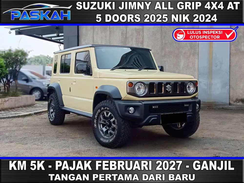 5Doors Bunga=4% Km=5k SUZUKI JIMNY 5 DOORS ALL GRIP 4X4 2025 NIK 2024
