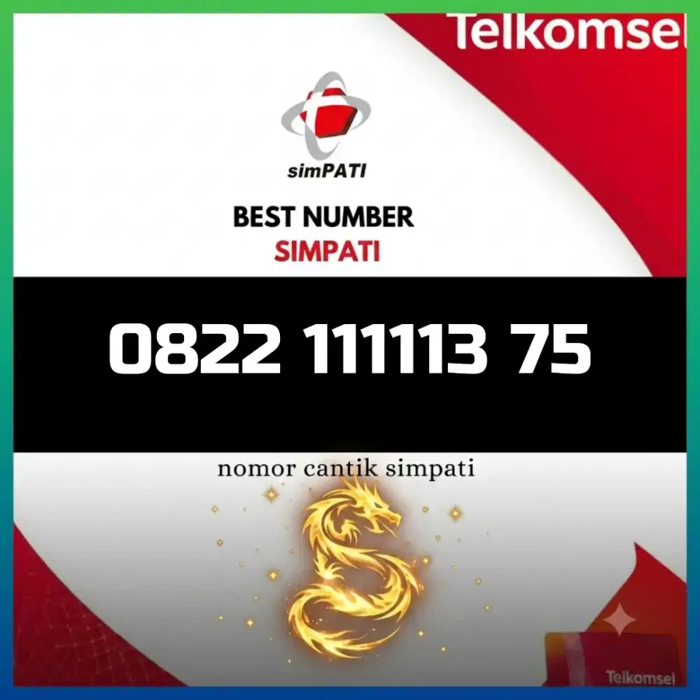 Perdano nomor cantik simpati Telkomsel super