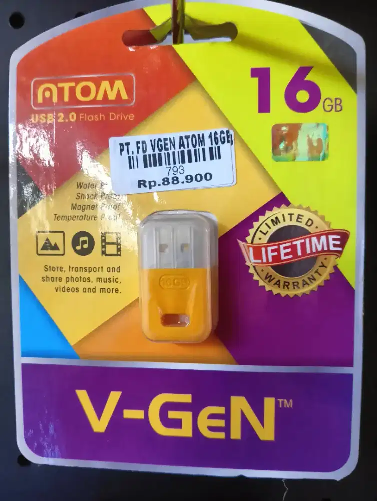FD VGEN ATOM 16GB | ATLANTIS DAHSYAT
