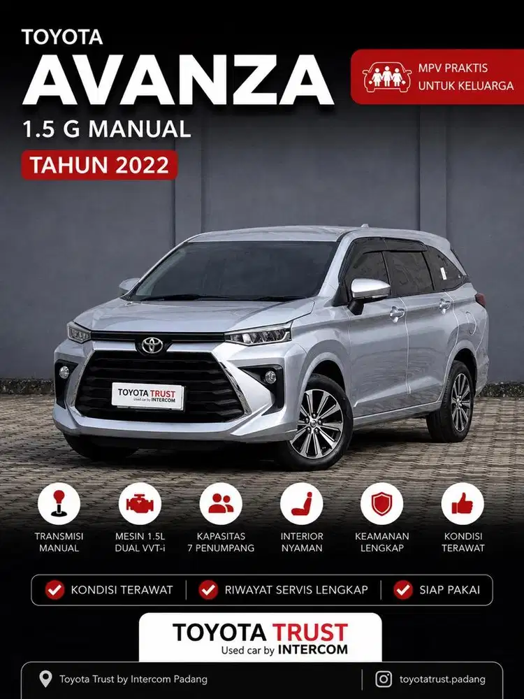 Avanza 1.5 G manual 2022