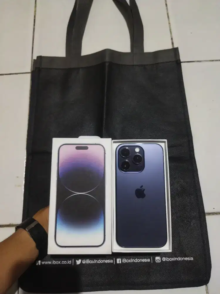 iPhone 14 pro 128 deep Purple Resmi BeaCukai