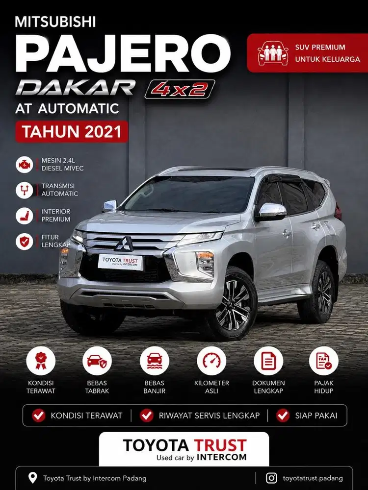 Pajero Dakar 4x2 AT 2021
