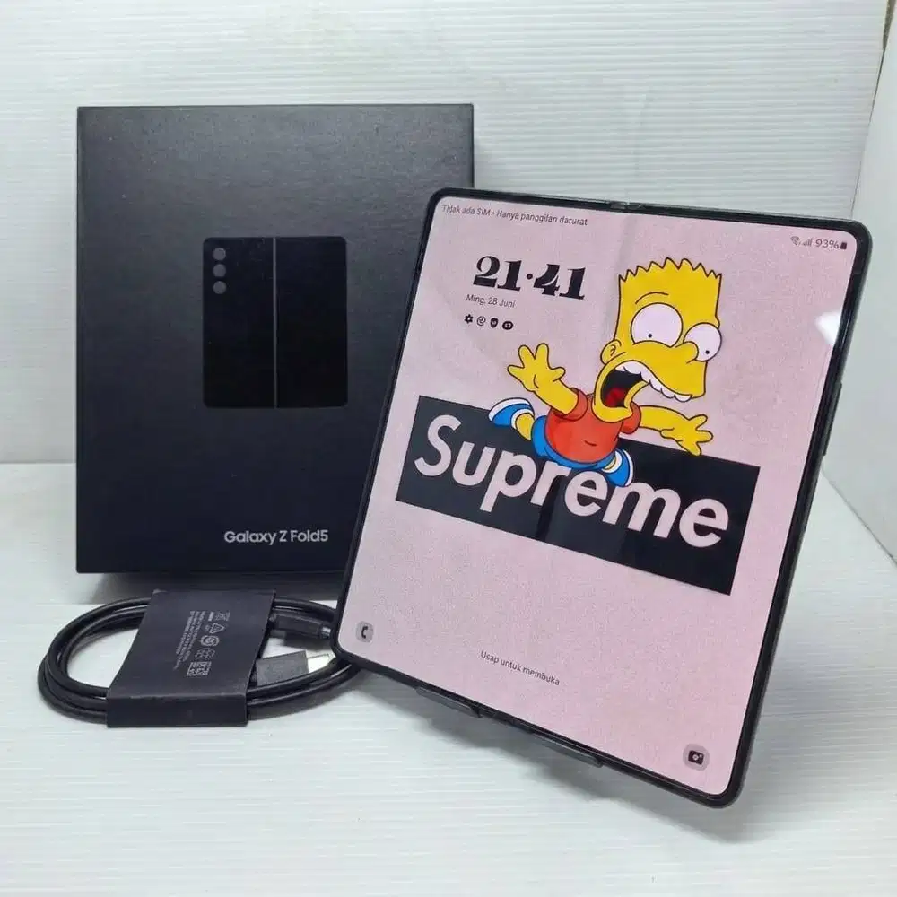 HOT SALE!! SAMSUNG GALAXY Z FOLD 5 5G 12/256 BLACK EX SEIN NO MINUS FU