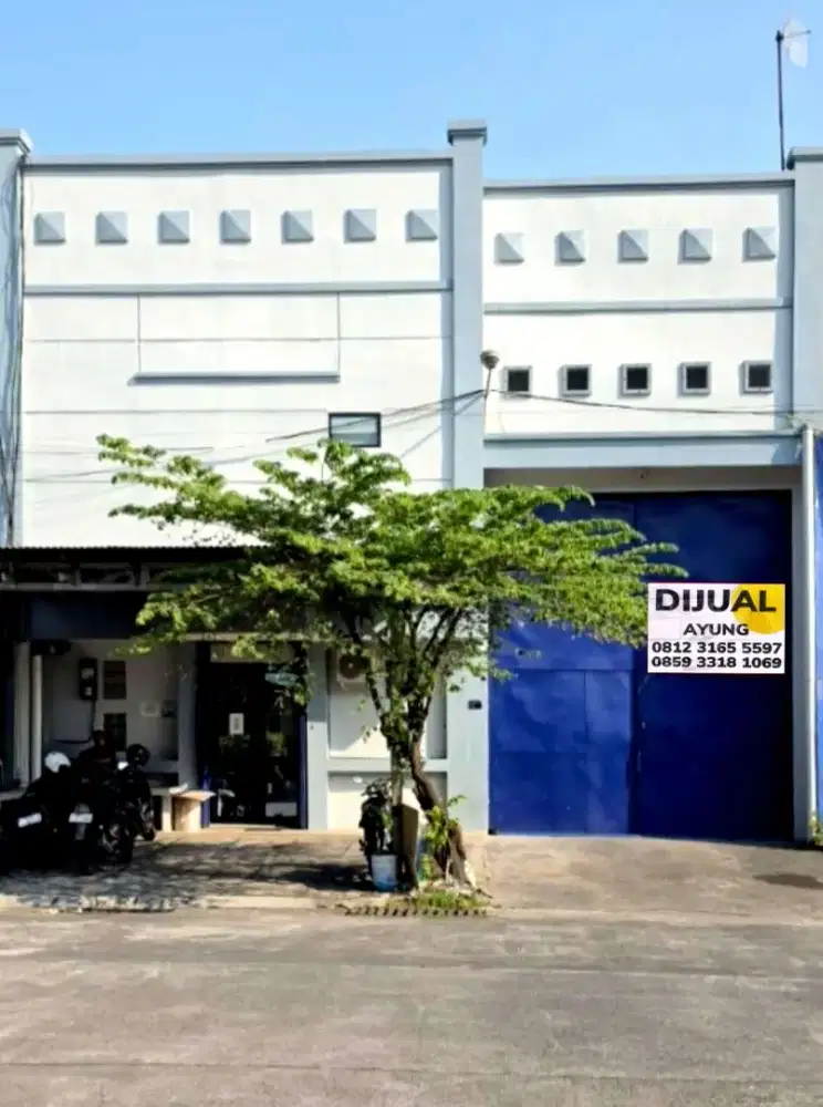 DIJUAL CEPAT Gudang Siap Pakai akses Kontainer 40ft di Surabaya