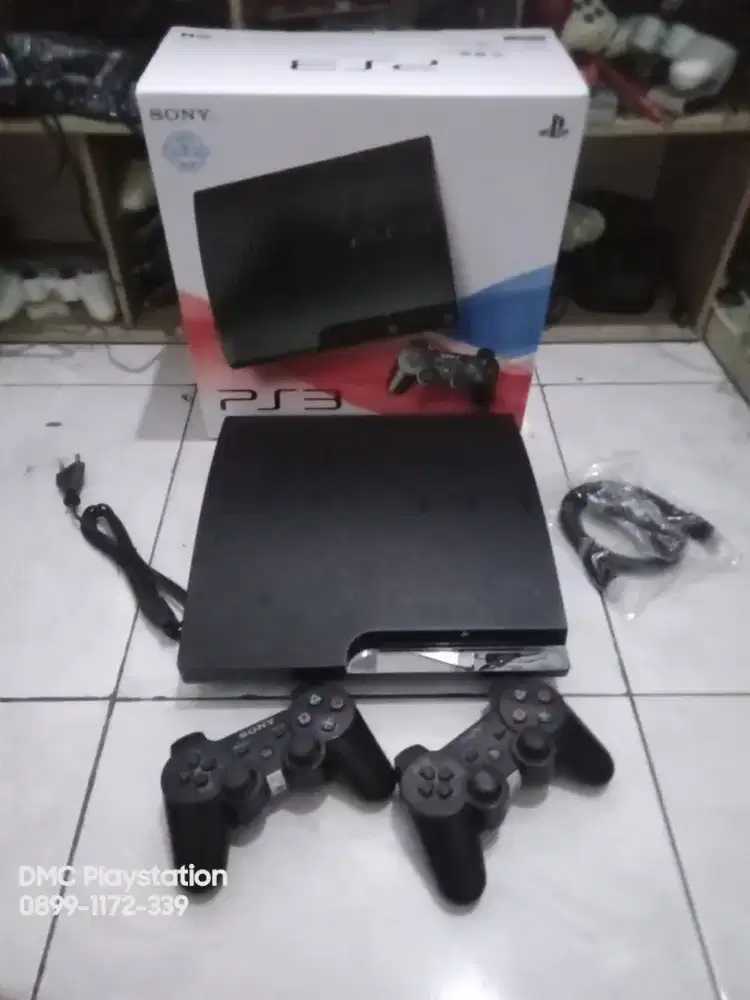 PS3 Slim 4.92 Hdd 500GB Fullset , Fullgames siap pakai