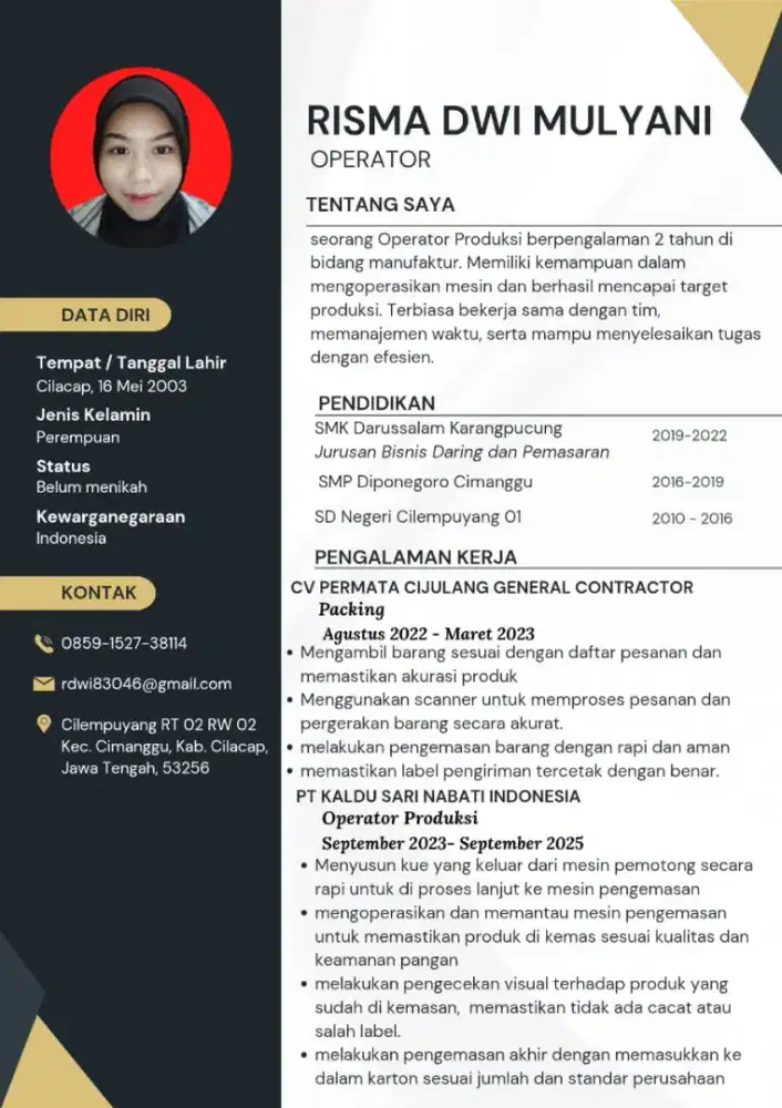 Info lowongan pekerjaan
