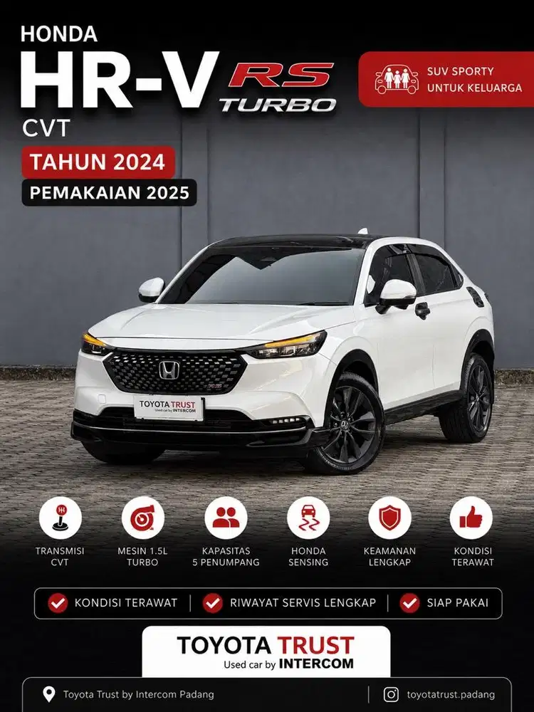 New HRV RS turbo cvt 2024/25