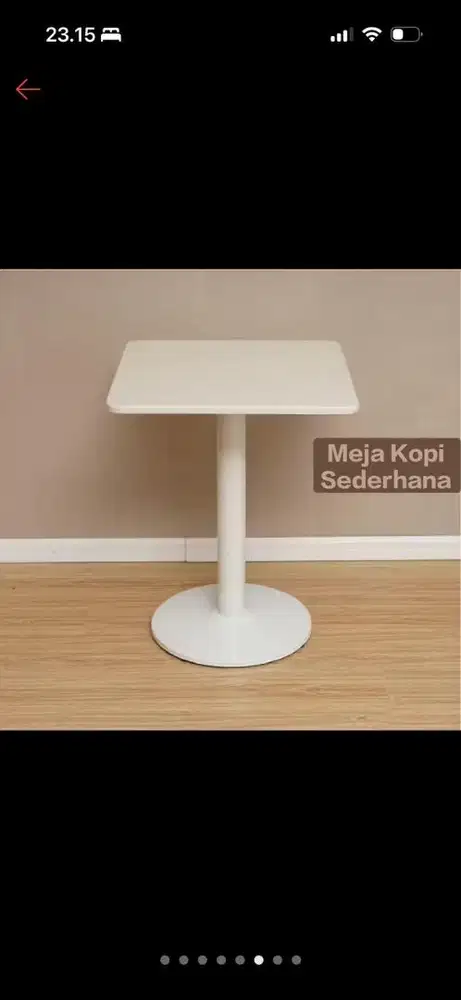 Meja cafe minimalis