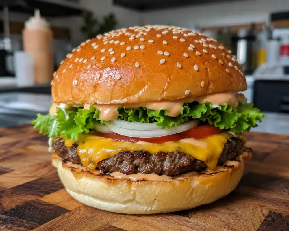 Di butuhkan karyawati untuk jualan burger di stand