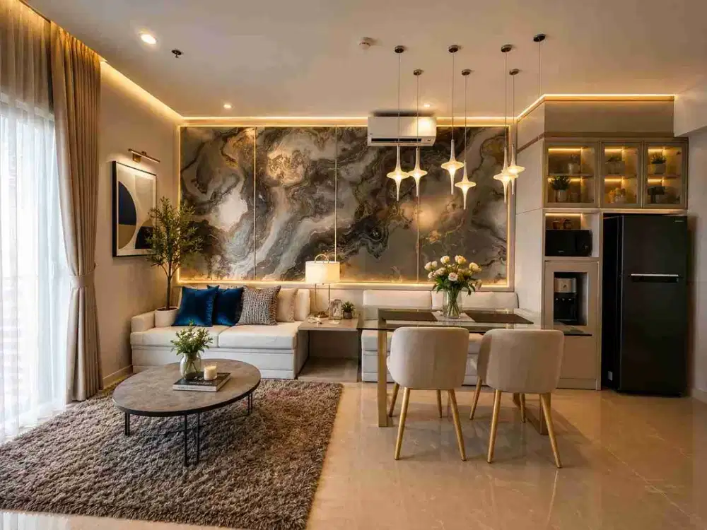APARTEMEN ONE ICON TUNJUNGAN PLASA 2BR FULL FURNISH DEKAT THE PEAK