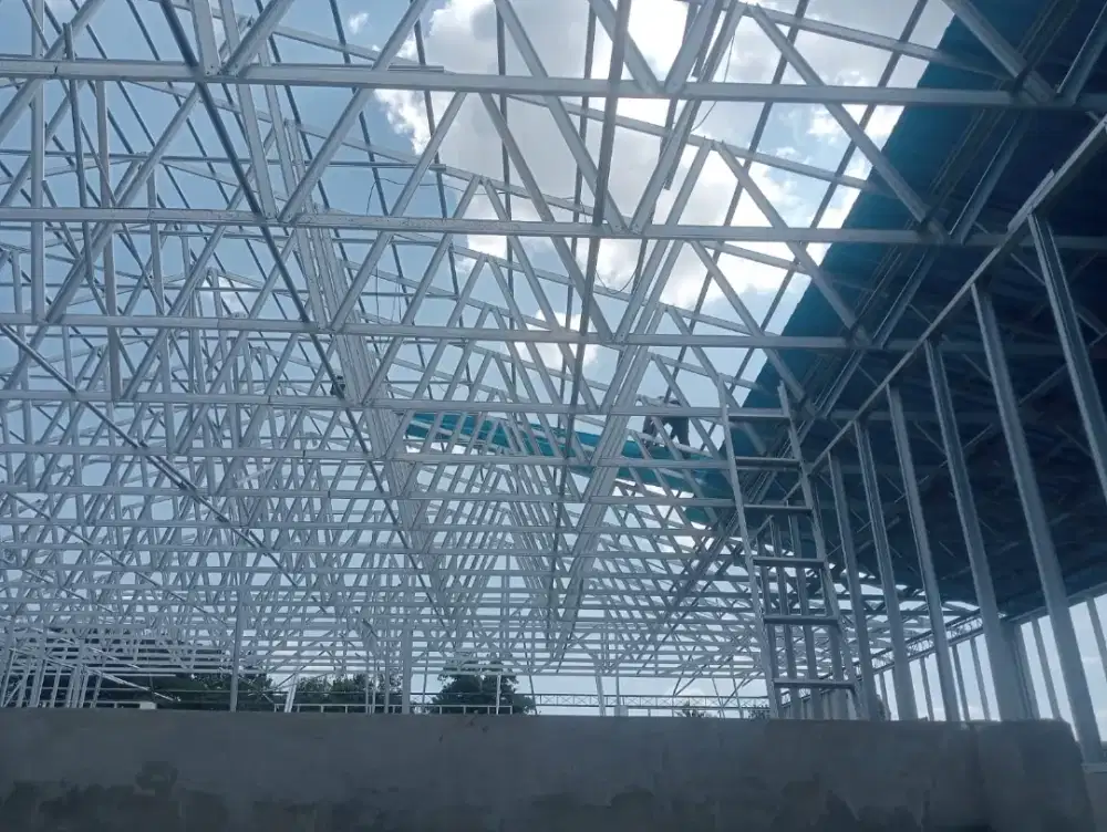 Atap Baja Ringan Terpasang