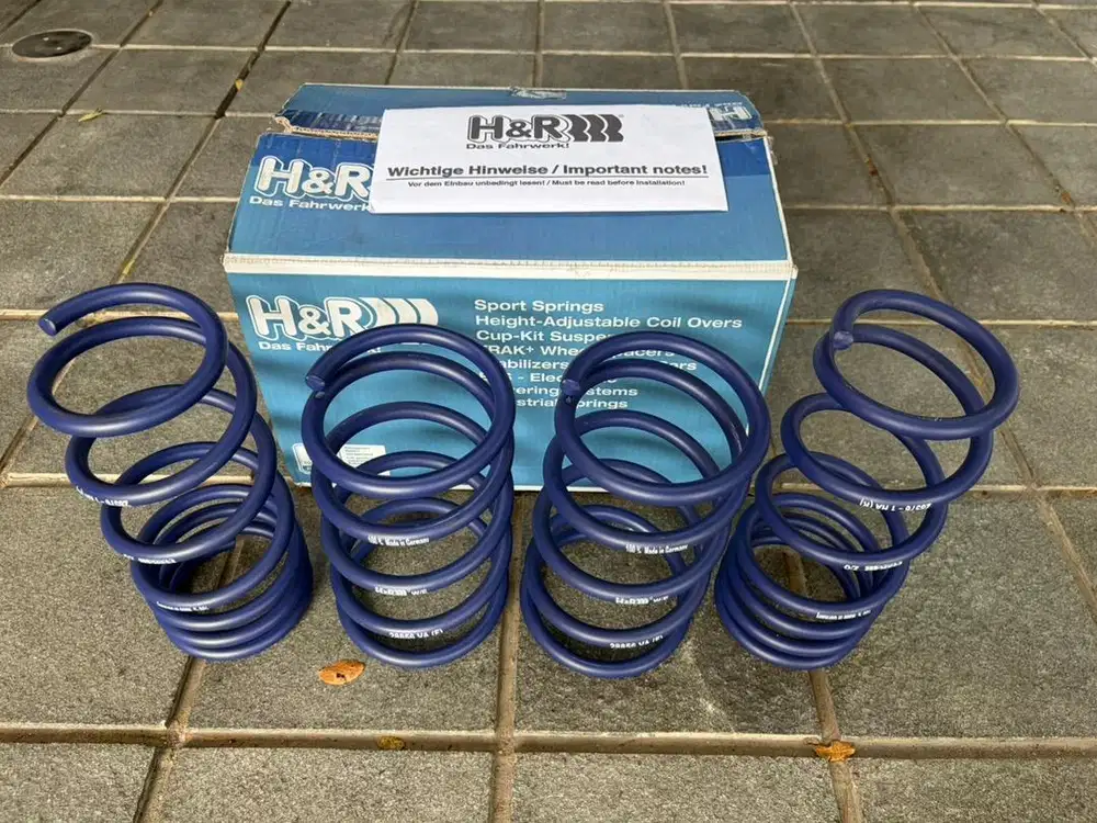 Lowering spring H&R original subaru BRZ