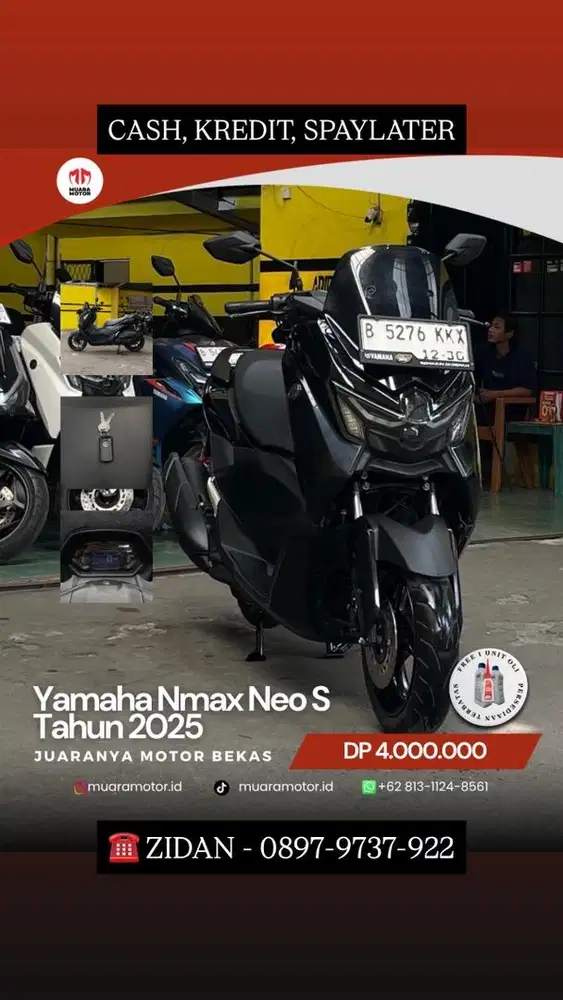 YAMAHA NMAX NEO S 2025 SIAP PAKAI !!!
