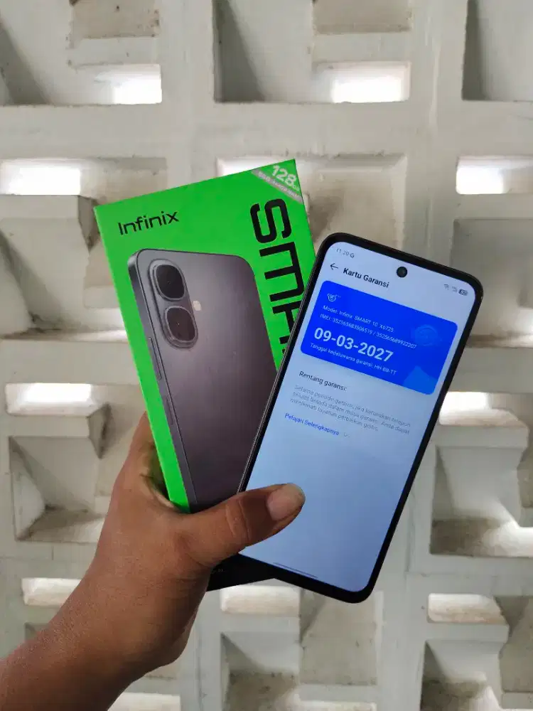 Infinix smart 10 4/128 fullset mulus