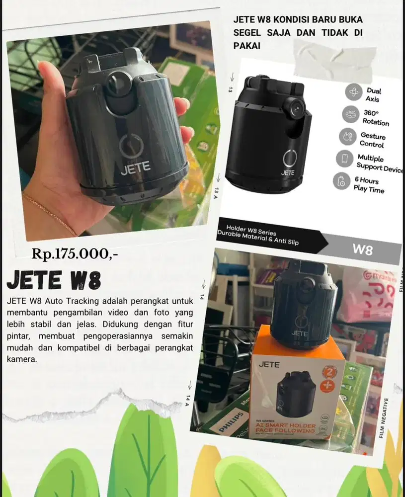 JETE W8 AUTO TRACKING
