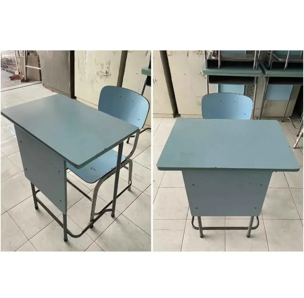1 set Meja tulis dan kursi kondisi bekas Meja belajar anak