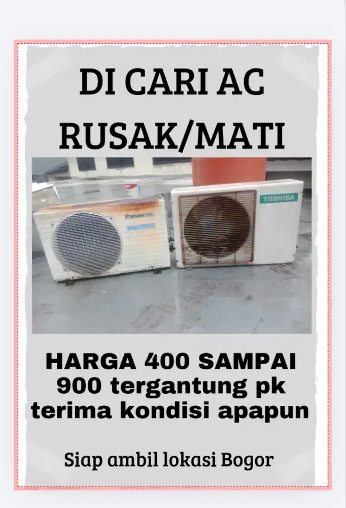 DI CARI AC RUSAK/MATI