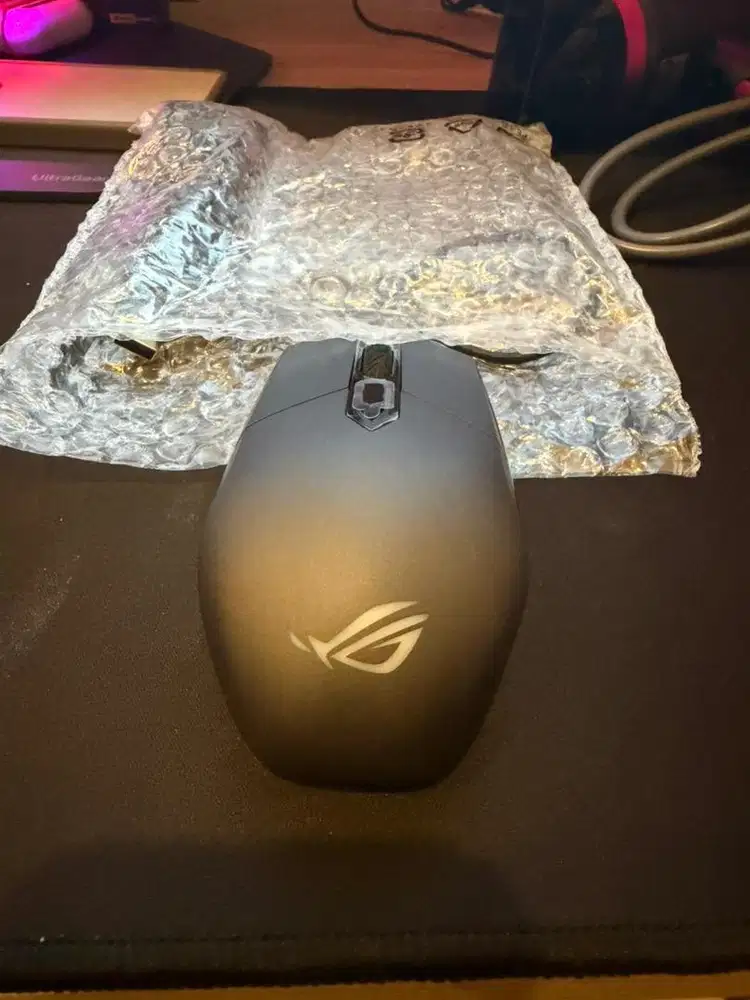Mouse rog strix impact gaming untuk laptop Rog