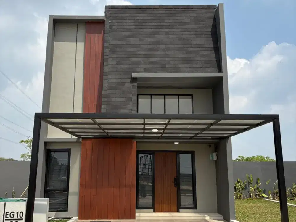 Rumah Baru 2 Lantai Desain Modern Jepang, DP 0% Cicilan Mulai 4 Jutaan, Strategis 15 Menit ke Summarecon Mall Bekasi - Free PPN & Bebas Biaya