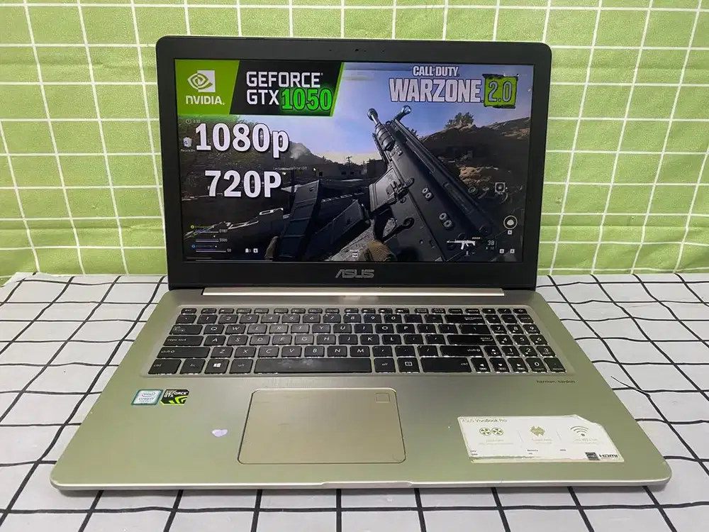 Asus X580VD core i7 GTX1050 4gb ram 8gb/128gb/1Tb