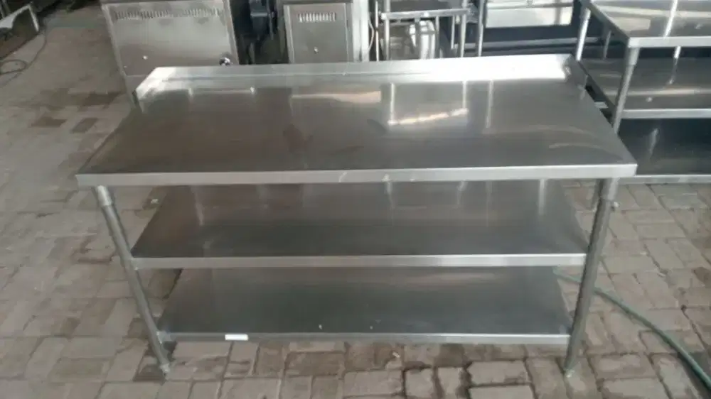 meja stainless 3s 150 x 70 x 85