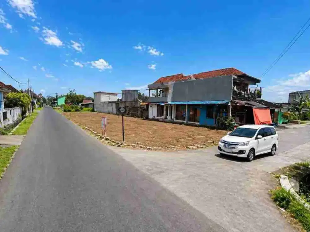 DIJUAL MURAH TANAH JOGJA PINGGIR JALAN dekat Gerbang Tol Maguwo : Harga nego Owner langsung