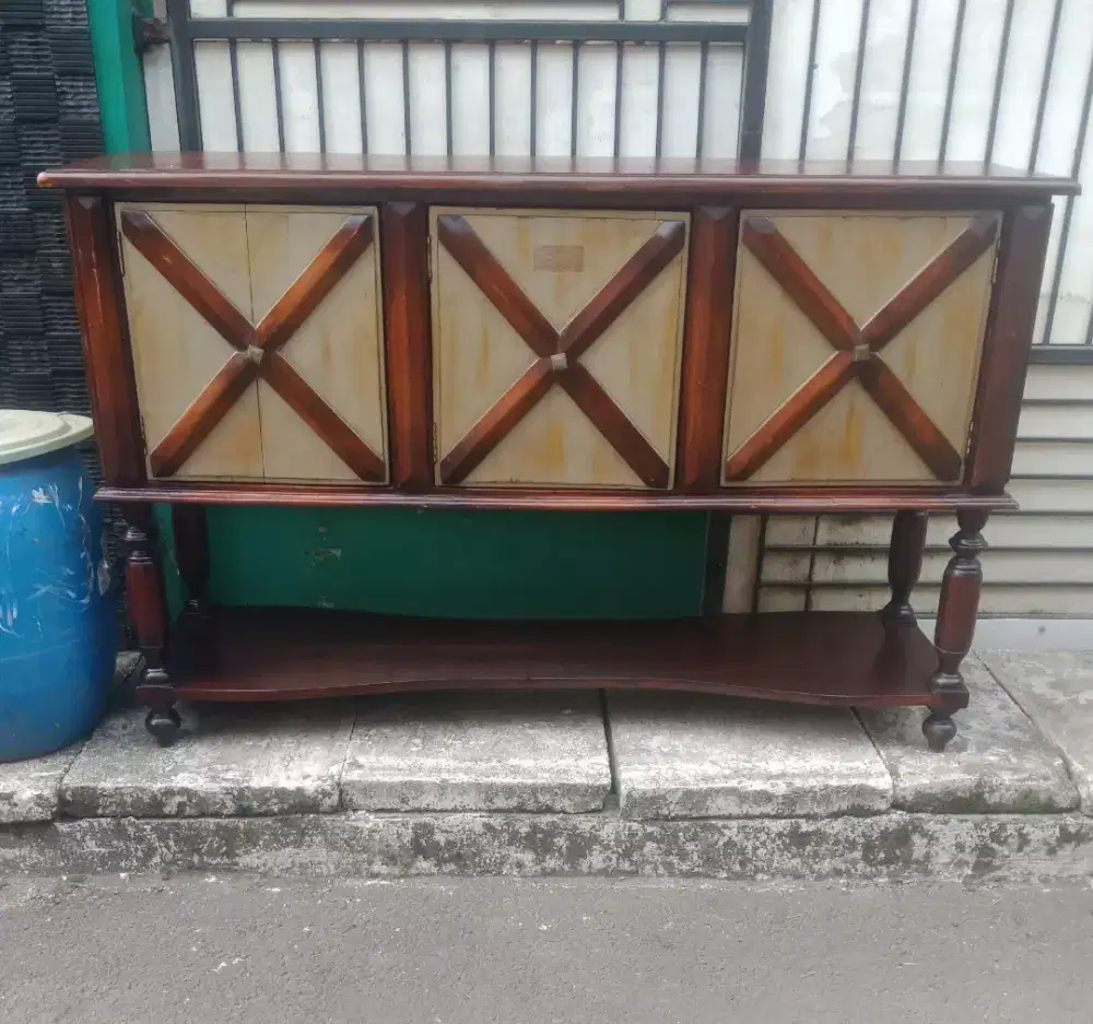Bupet kayu jati jadul papan tebal