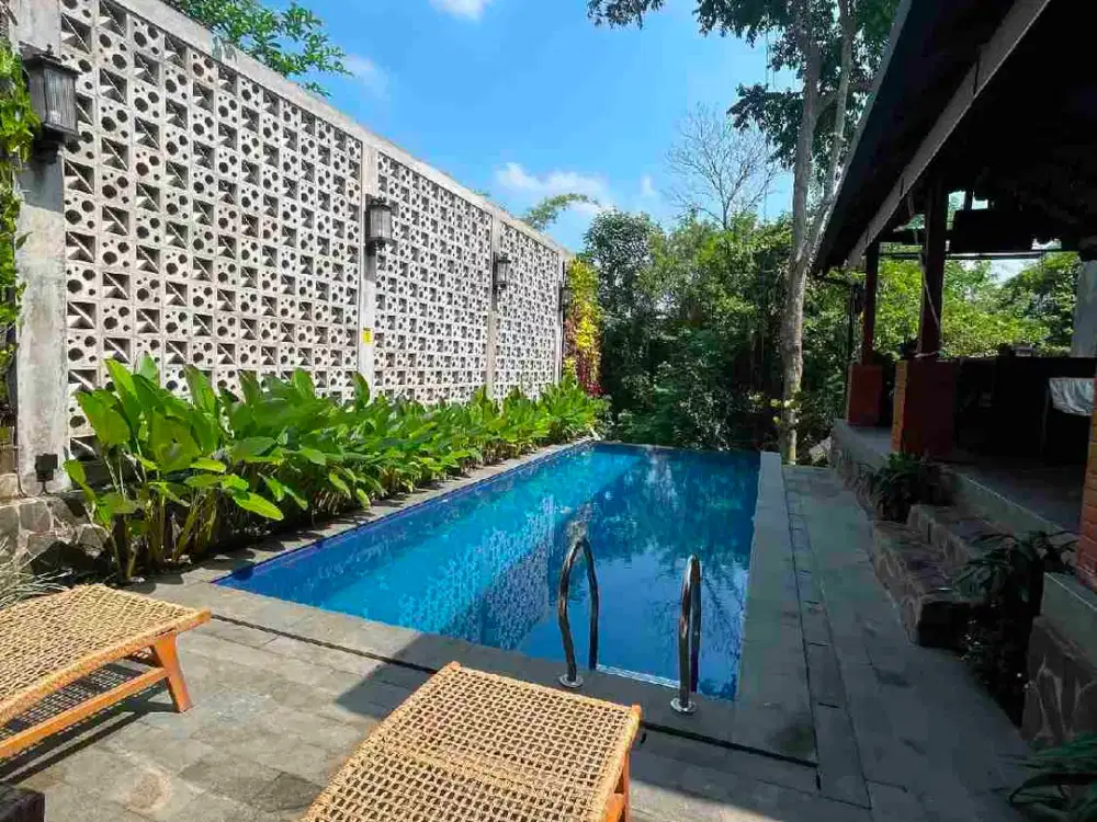 DIJUAL CEPAT RUMAH VILLA PALAGAN JOGJA Belakang Hyatt : Fully private villa