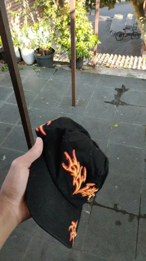 topi hitam all size