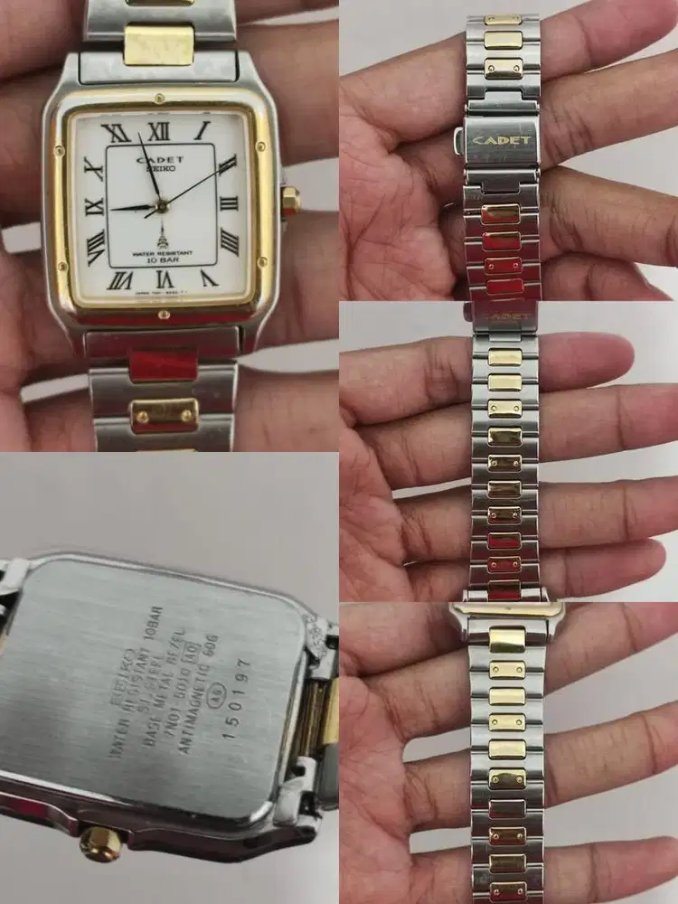 Seiko Cadet Tank Original no mido rado tag heuer titus enicar casio
