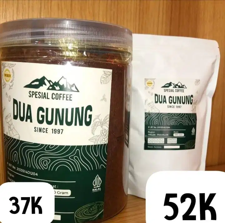 COFFEE ROBUSTA DUA GUNUNG ASLI PRIGEN PASURUAN
