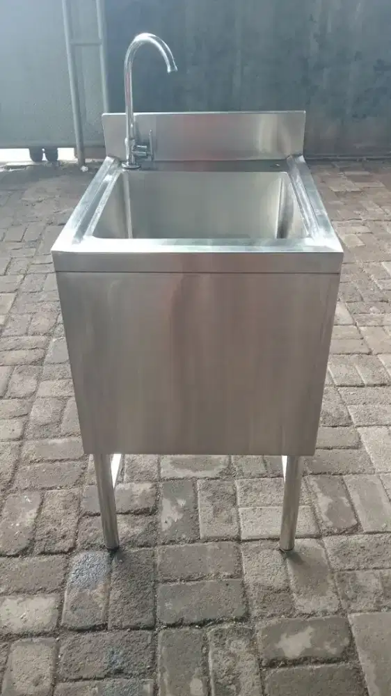 single sink bowl stainless 50 x 60 x 83 (40 x 40 x 20)