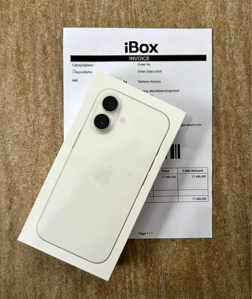 iphone 17 256GB White New Segel Greenpel