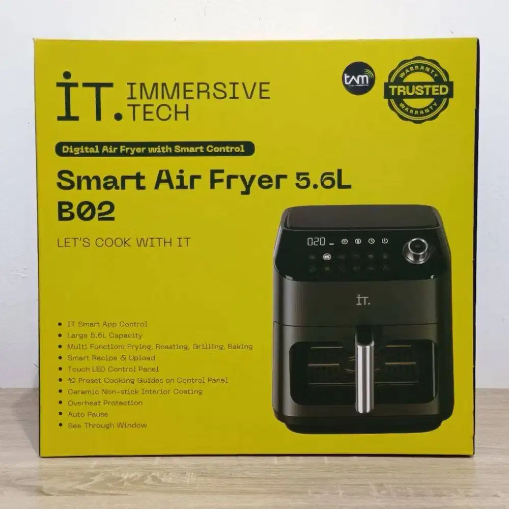 IT Immersive Tech Smart Air Fryer 5.6L B02 Garansi TAM