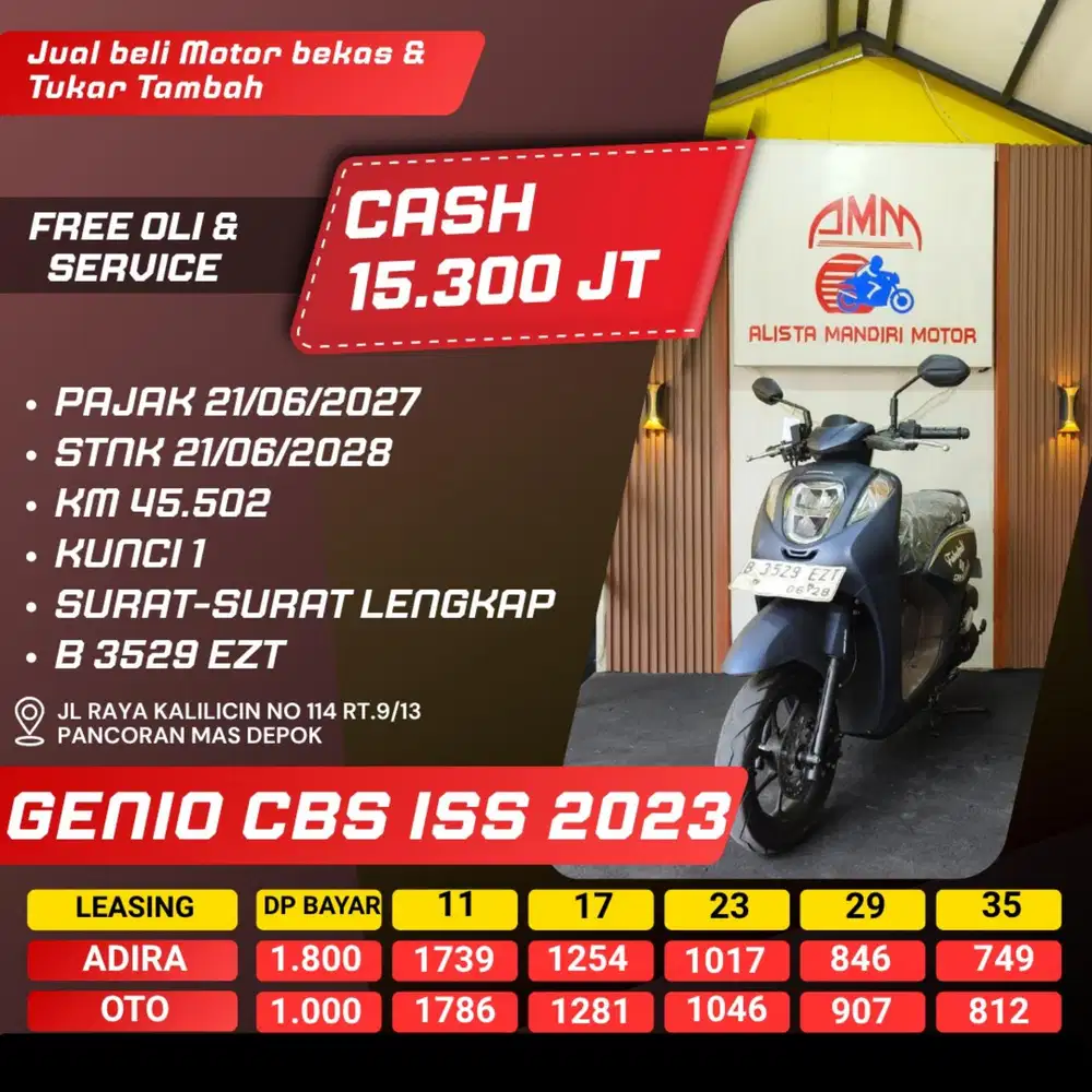 GENIO CBS ISS 2023 PAJAK HIDUP CASH / KREDIT ALISTA
