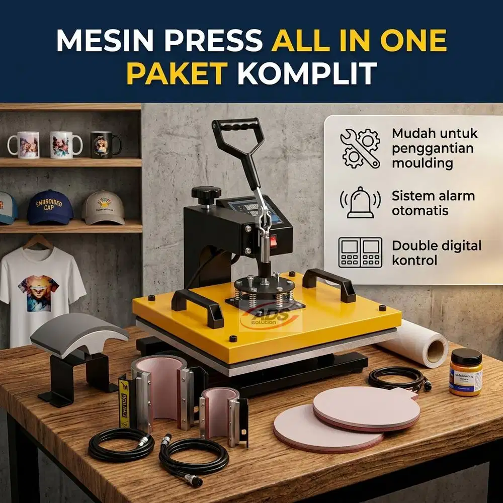 PAKET MESIN PRESS ALL IN ONE PAKET KOMPLIT TIPE TERBARU
