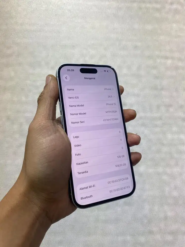 iphone 15 128gb blue ibox istimewa