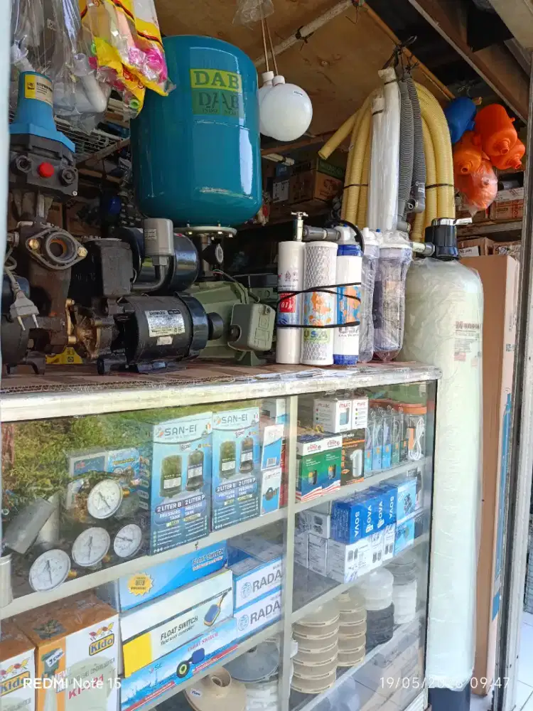 Jasa servis panggilan jual pompa filter dan pantek sumur bor bergarans
