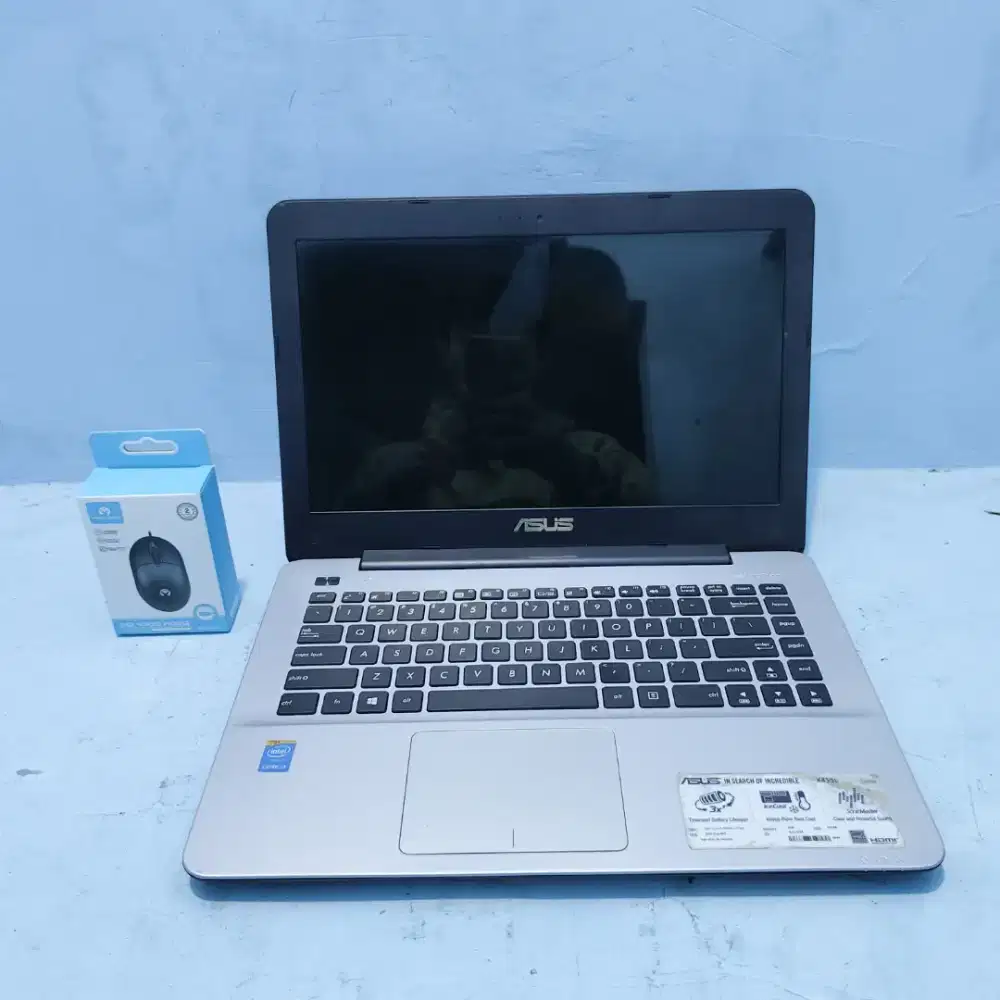 Laptop Asus Slim Core i3 Gen 4 Ram 10GB Siap pakai Win 10 Pro