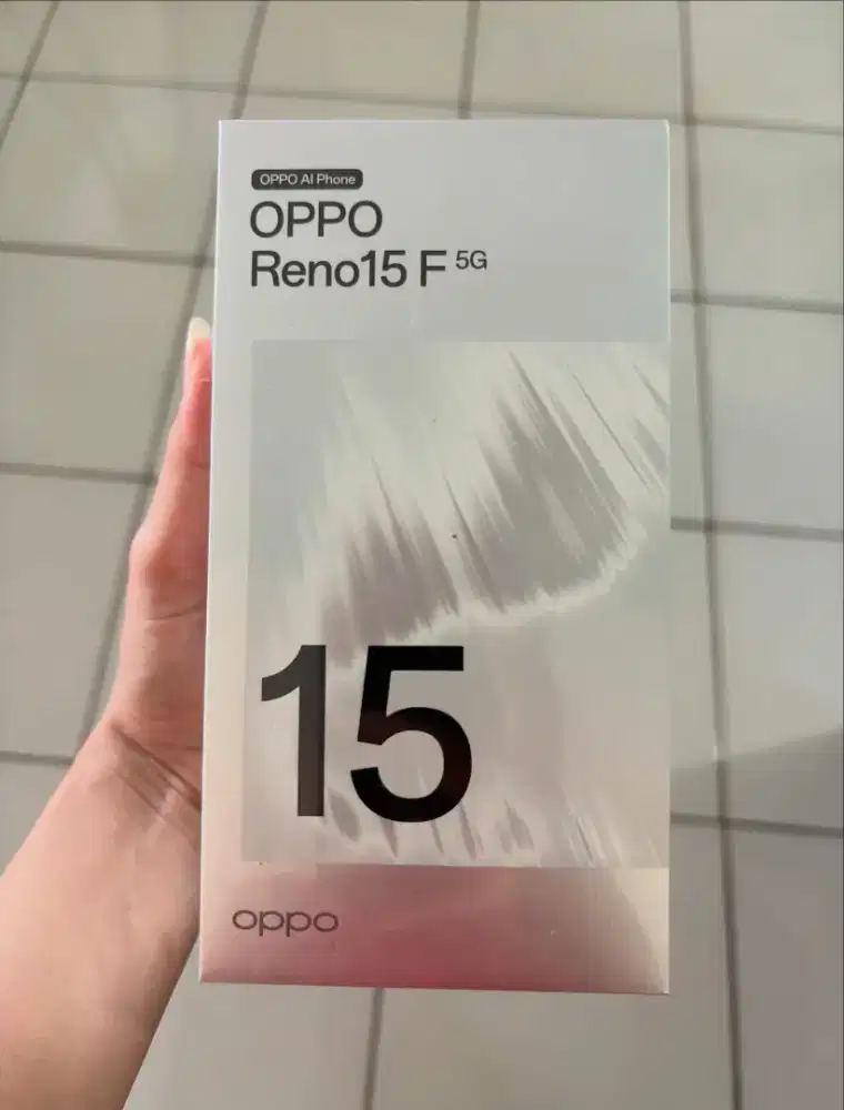 Jual BU Oppo reno 15 F 8/256 segel baru BNIB